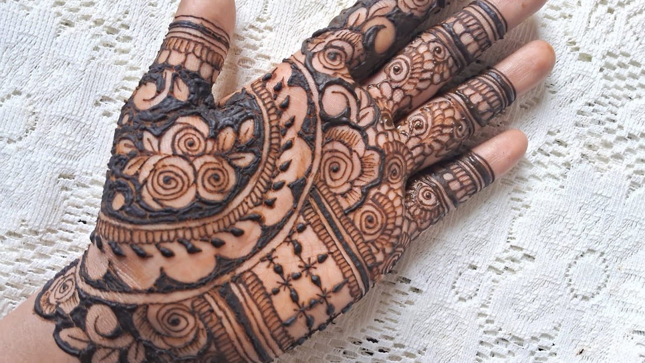 Beautiful Front Hand Mehndi Design | Simple Mehndi Design | Beautiful Mehndi Design 