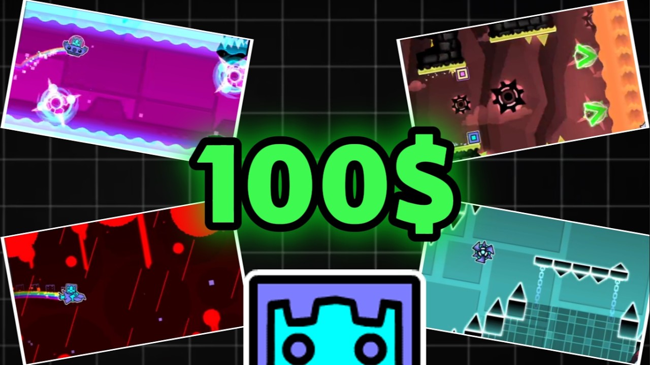 La vez que PARTICIPE POR 100$ en un TORNEO de GEOMETRY DASH