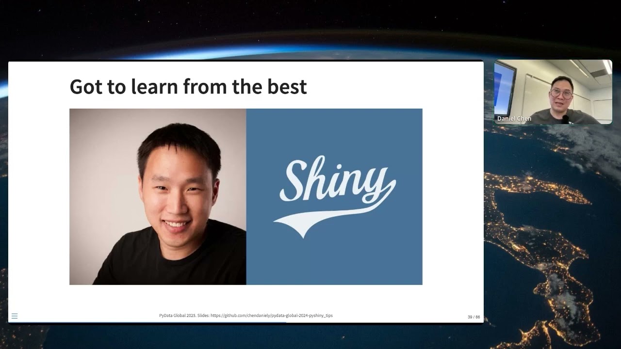 Daniel Chen - Tips to Level-Up Your Shiny for Python Applications | PyData Global 2024