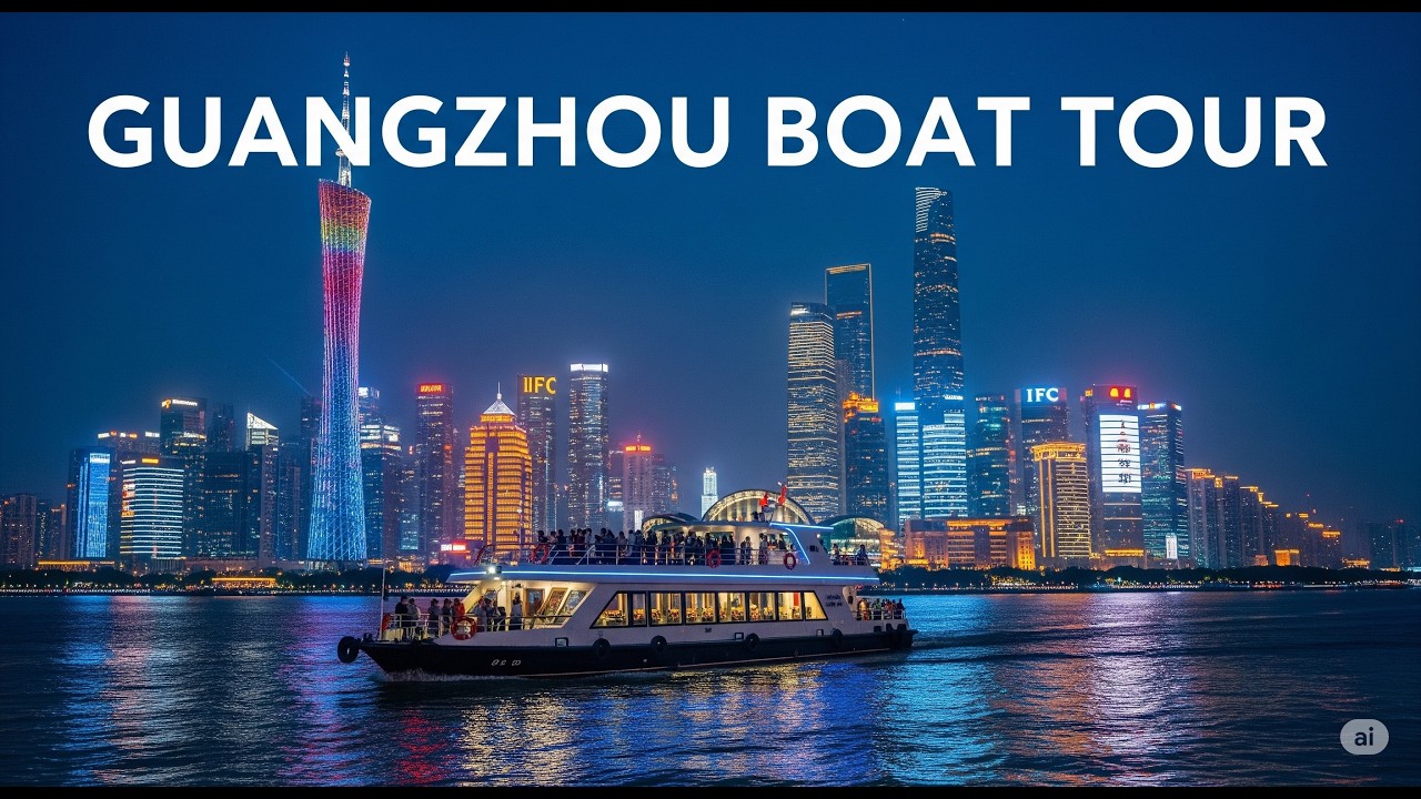 Our First Time Exploring Guangzhou's Pearl River At Night
