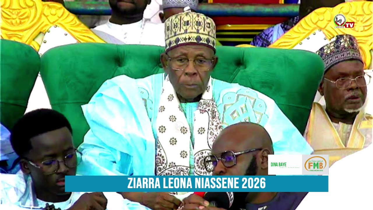 Ziarra Léona Niassène 2026: Message de remerciement du Khalif Cheikh Ahmed Tidiane Niass. @malbntv