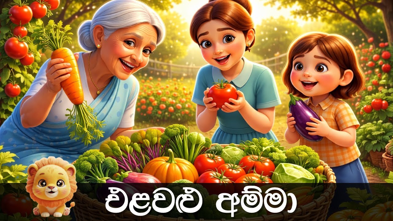 Elawalu Amma Ape Gedarata Enna | එළවළු අම්මා අපේ ගෙදරට එන්නා |Sinhala Kids Song |Lama Gee| සිංහල ගීත