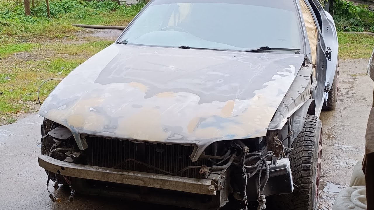 Подготовка и покраска Тойота Марк 2 jzx90 часть 1.