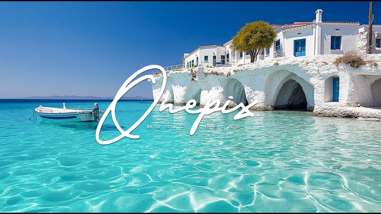 🇬🇷 Greek Island Sailing Escape | Relaxing Caf&eacute; del Mar Music & White Sea Caves (2+ Hours)