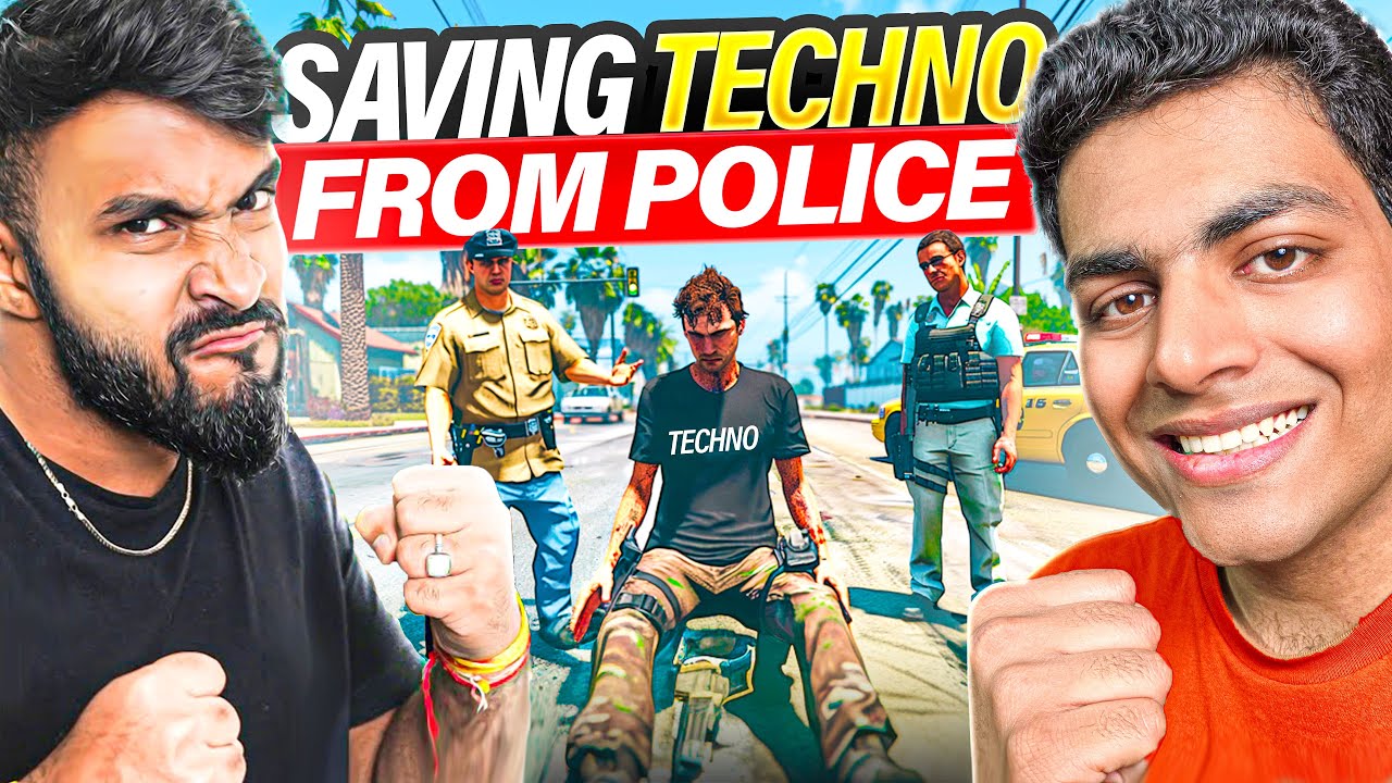We Saved Techno Gamerz From Police | Assassin Family | GTA 5 Grand RP #67