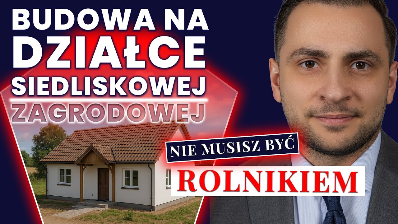Kto może wybudować dom na działce siedliskowej? zabudowa zagrodowa | wymogi