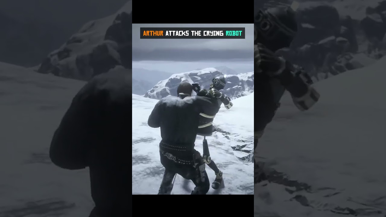 If Arthur attacks the crying Robot, it will say this