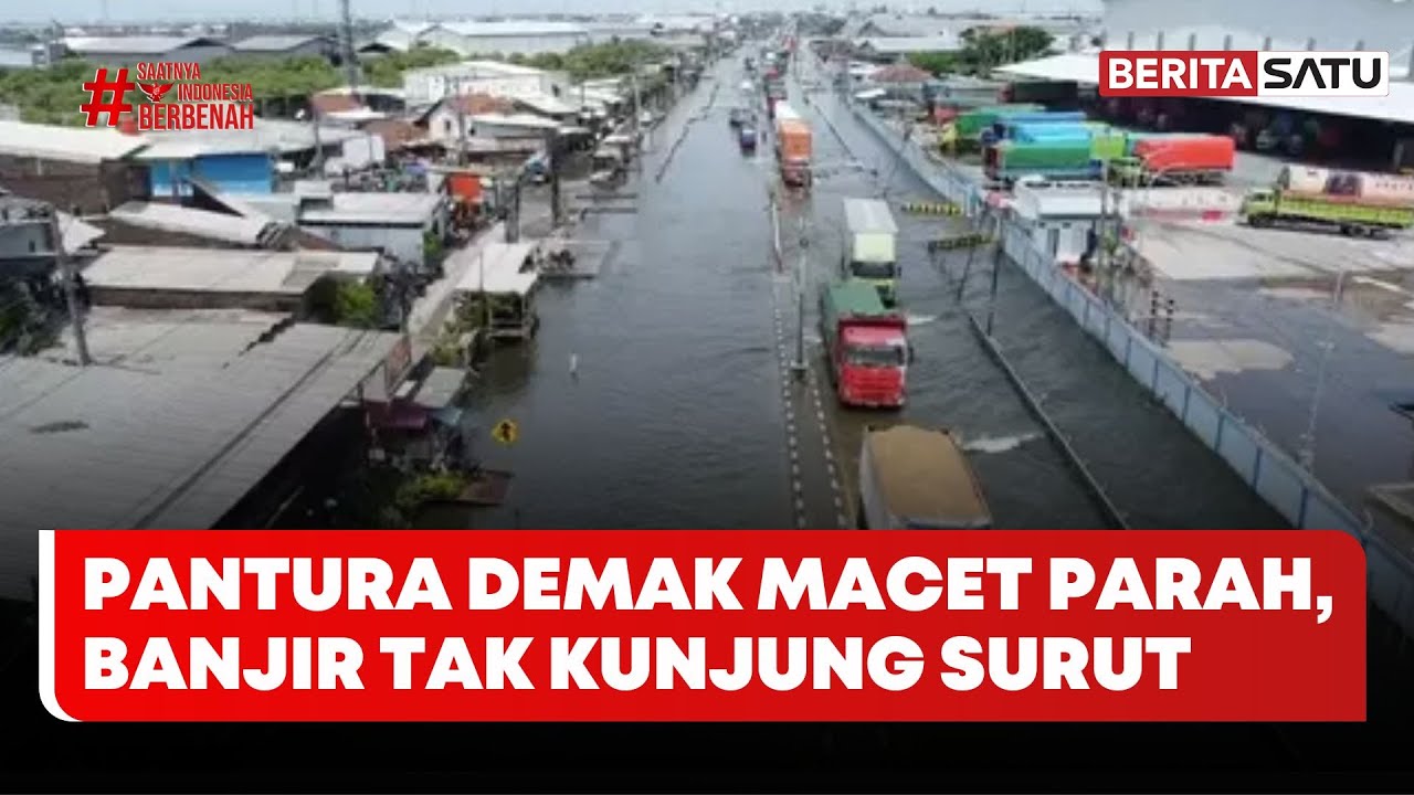 Banjir Tak Kunjung Surut di Pantura Demak, Jalur Macet Parah #Beritasatu