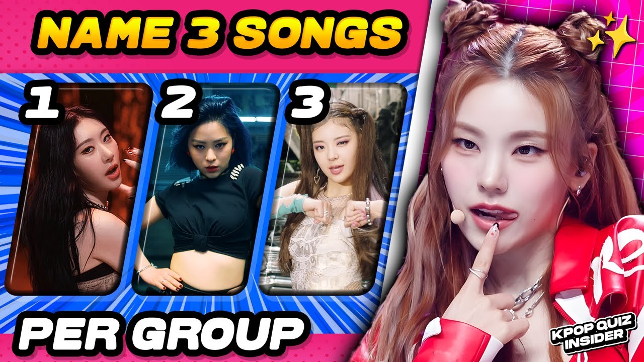NAME 3 SONGS PER KPOP GROUP 😽 | KPOP QUIZ 2026