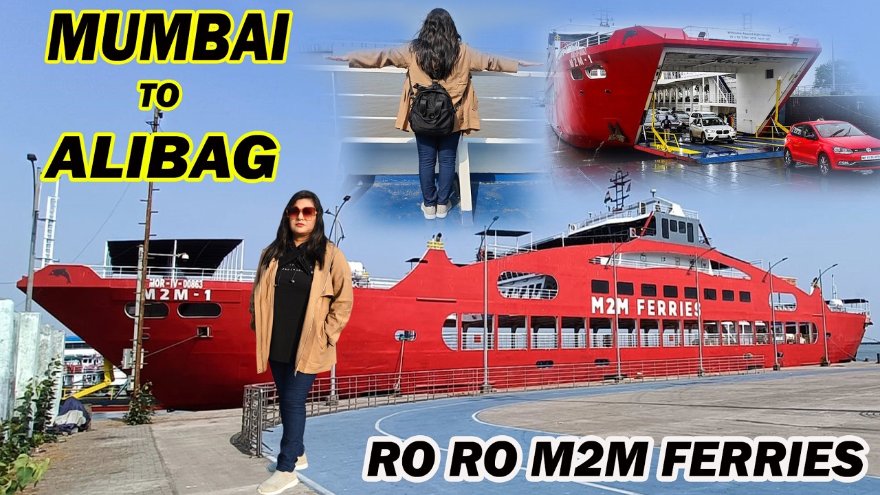 mumbai to alibag by m2m ferries vlog/Budget trip/Ro-Ro: Cost, Tips & Full Experience