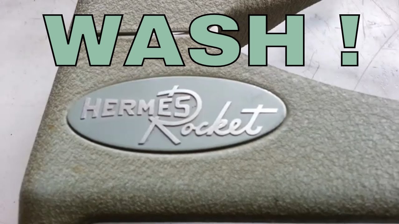 Краска для пишущей машинки Hermes Rocket, средство для мытья и блеска