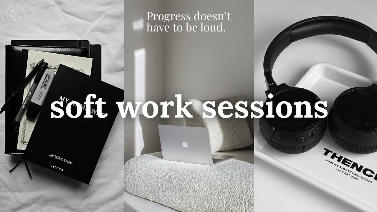 Soft Work Sessions ☁️ Lofi Music for Deep Work & Focus