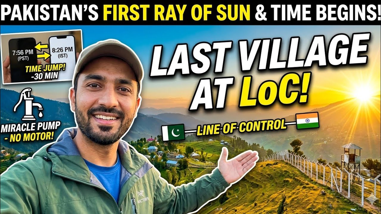 The First Ray of Sun in Pakistan || Visiting the Last Village of Punjab 