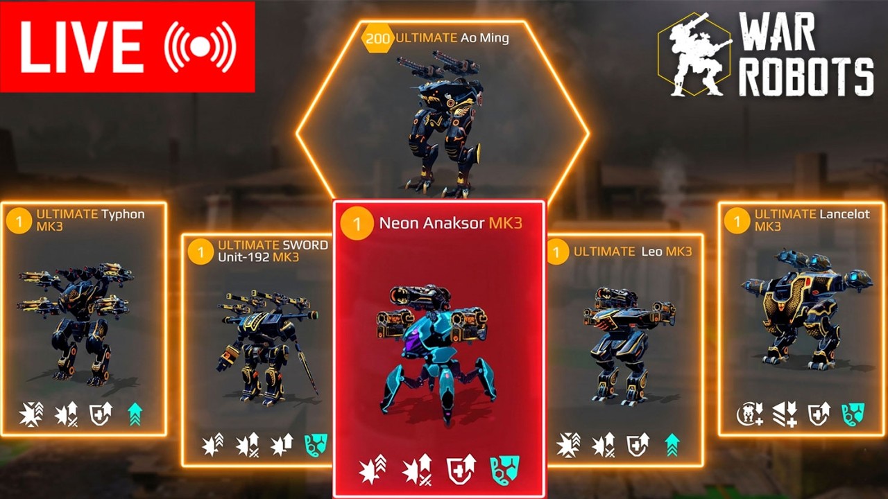 🔴 Live War Robots Gameplay | Best Robots, Meta Builds & High Damage Matches!