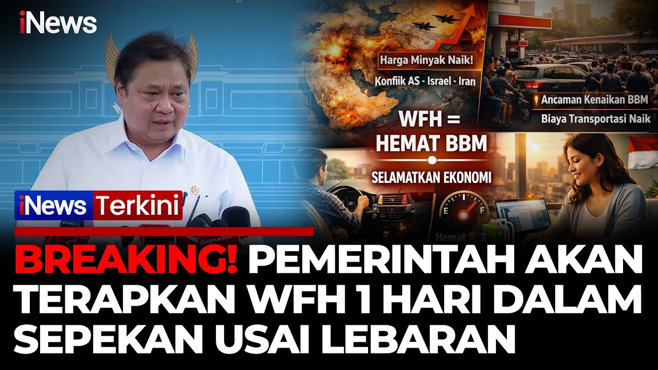 Siap-Siap! Pemerintah akan Terapkan WFH 1 Hari dalam Sepekan untuk ASN Hingga Swasta | iNews Terkini