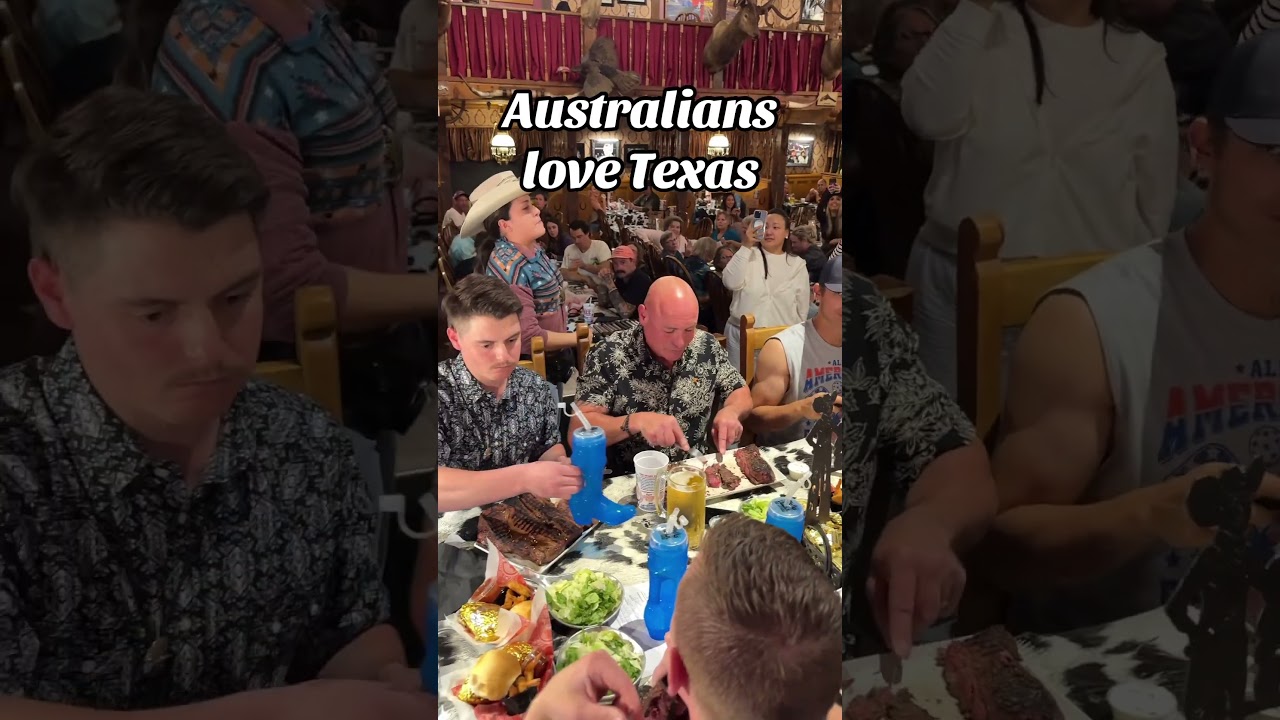 Turns out Australians really like Texas! At the Big Texan in Amarillo! 🥩🥩🥩