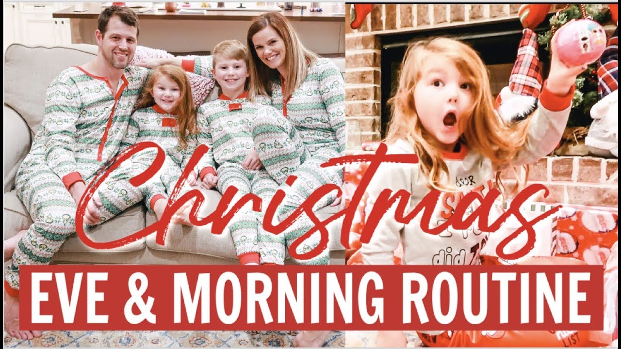 CHRISTMAS EVE & MORNING ROUTINE // OPENING PRESENTS, COOKING, DECORATING COOKIES