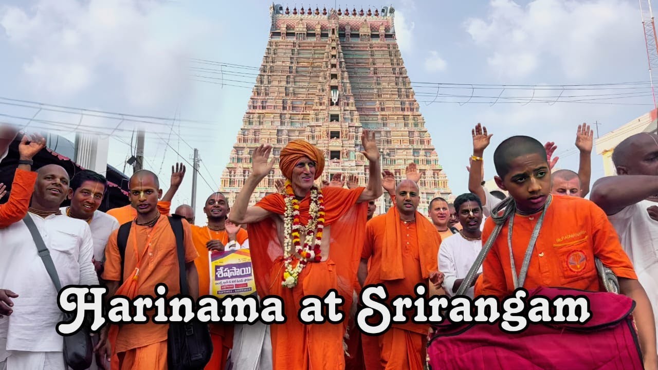 Harinama At Srirangam | Srirangam, Tamil Nadu, India
