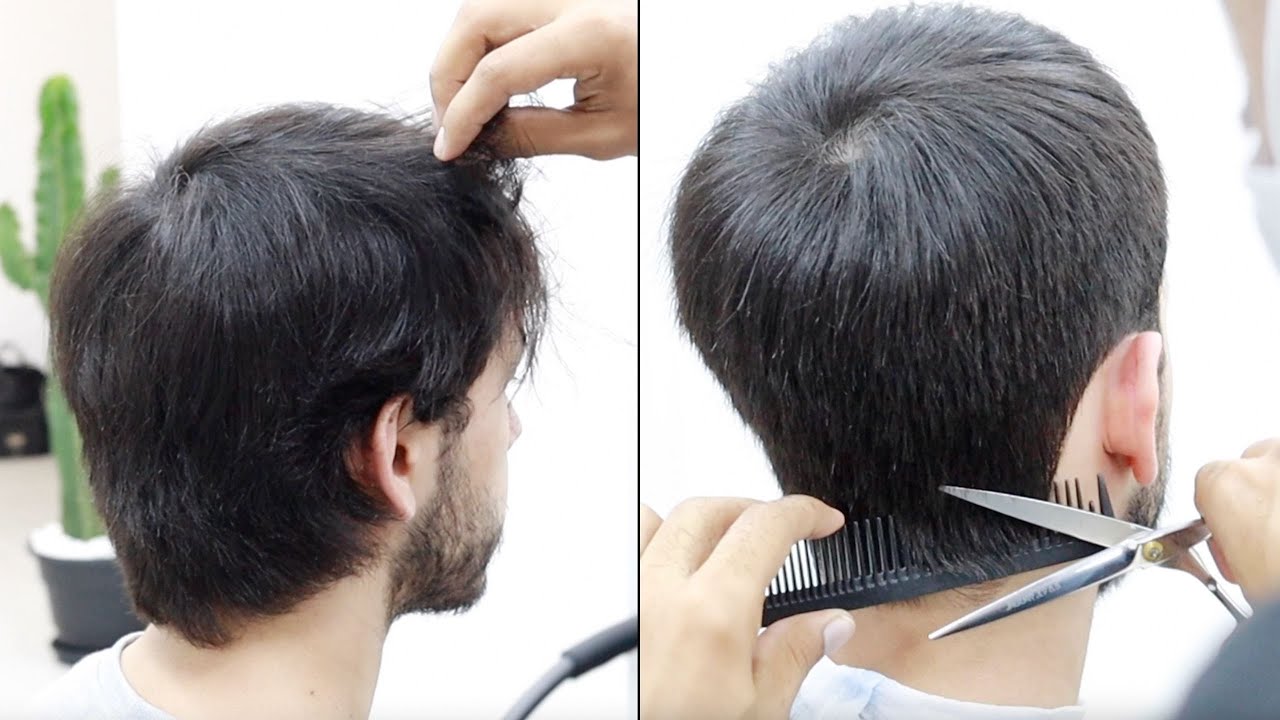 Tutorial PENTE CORRIDO ✂ Corte Masculino Todo Na Tesoura | com Farley Santiago