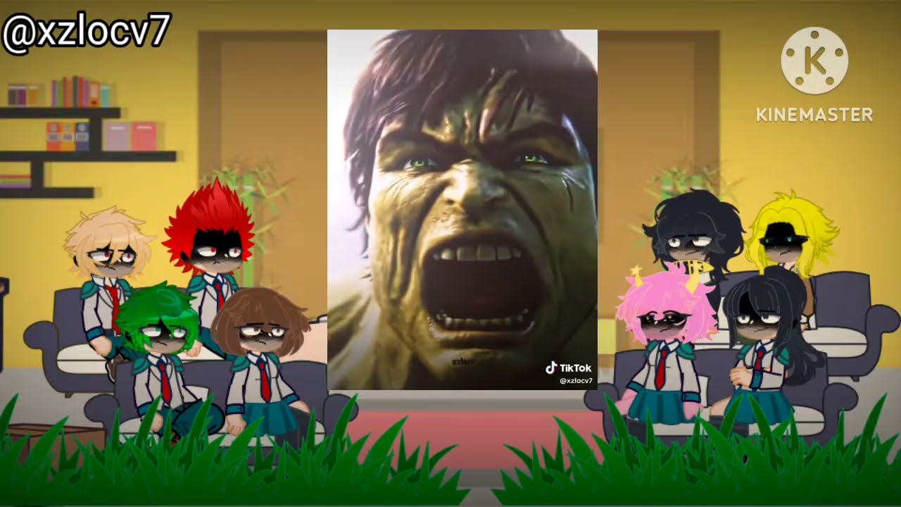 Mha React to The Hulk