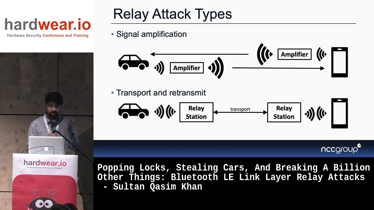 Bluetooth LE Link Layer Relay Attacks by Sultan Qasim Khan | hardwear.io NL 2022
