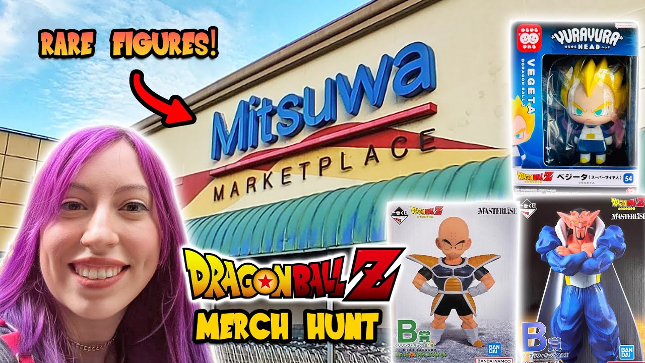 RARE Dragon Ball Figures HUNT at Mitsuwa Marketplace! - Dragon Ball Merch Hunt