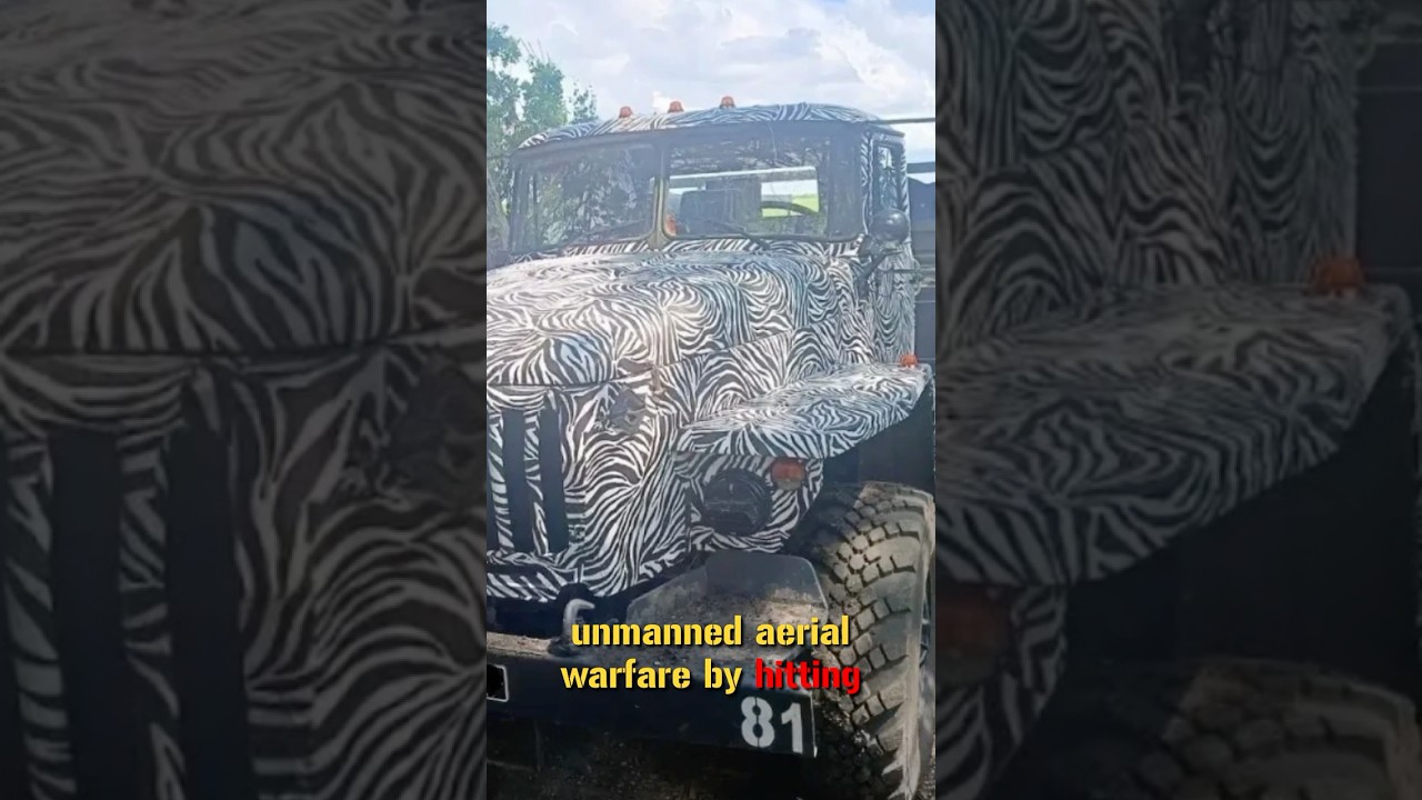 An Anti Drone Camouflage? Russia's Dazzle Patterns in Ukraine