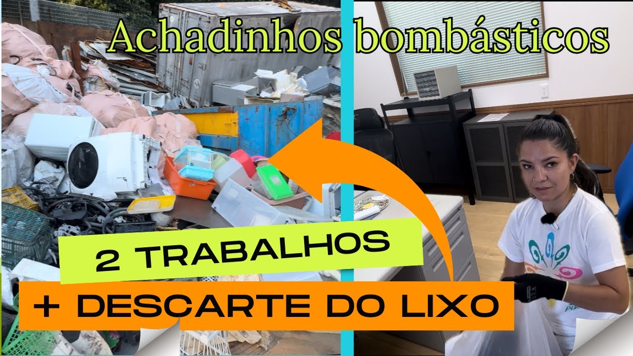 #107 OS JAPONESES PAGAM PARA JOGAR FORA /2 TRABALHOS E MUITOS ACHADINHOS #japão #trabalho#limpeza