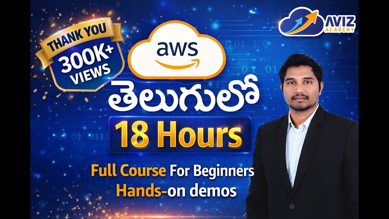 AWS Solutions Architect full course in Telugu: 18-Hour Comprehensive Tutorial Series