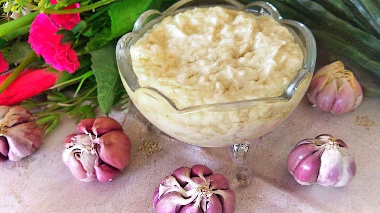Pur&eacute;e d'ail