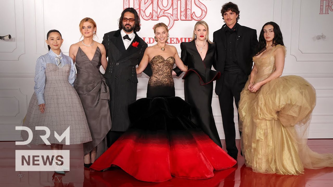 UNSEEN VIDEOS: Margot Robbie, Jacob Elordi Shine at Wuthering Heights Premiere in Los Angeles | AA1B