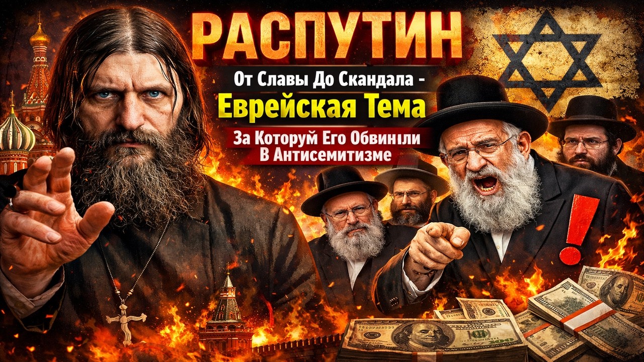 РАСПУТИН От Славы До Скандала   Еврейская Тема За Которую Его Обвинили В Антисемитизме