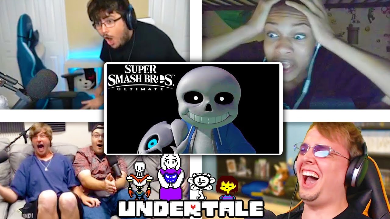 Все реакции на трейлер SANS &mdash; Super Smash Bros. Ultimate