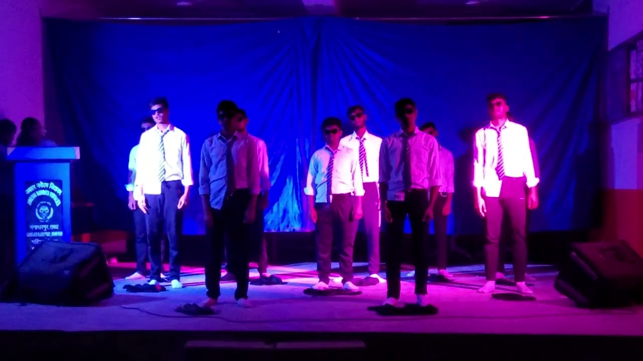 Too lazy to dance, still dancing 🕺🔥 Performed by class XI boys in year-end function (2025-26)