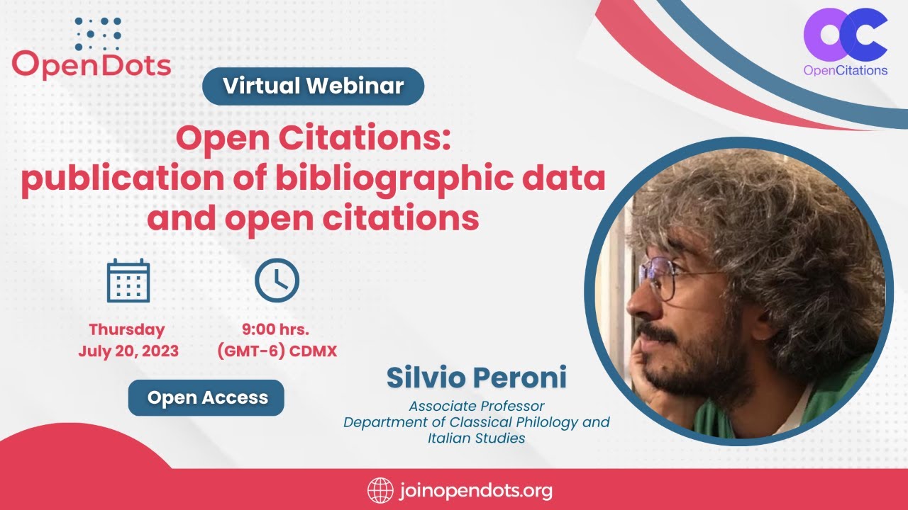 OpenDots | OpenCitations: the publication of open bibliographic and citation data (Ingl&eacute;s)