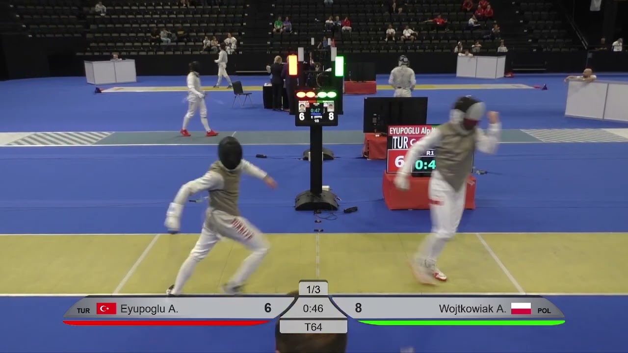 2024 741 T64 11 M F Individual Basel SUI ZCH YELLOW WOJTKOWIAK POL vs EYUPOGLU TUR
