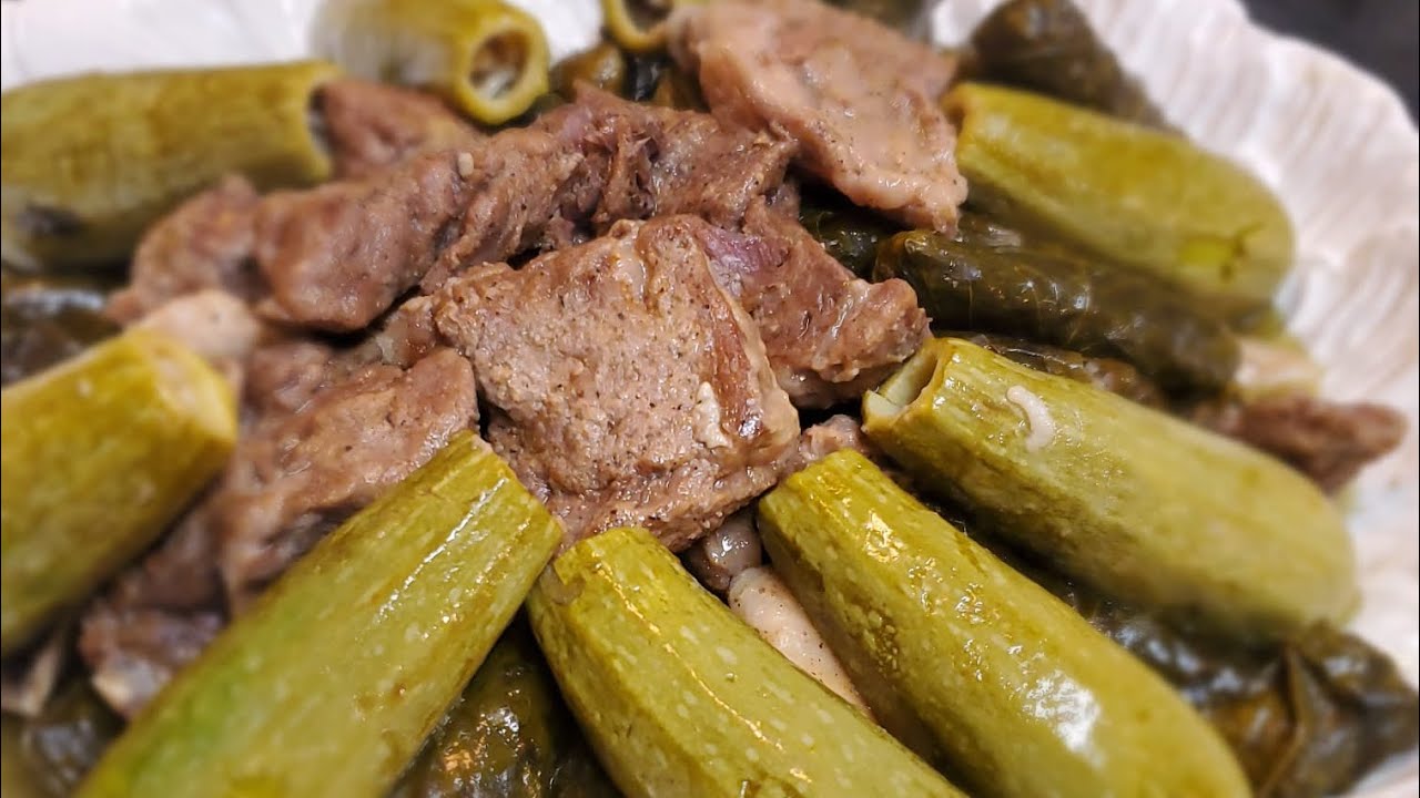 ورق عنب و كوسا مع بعض بطنجرة الانستانت بوت ، كوسا ب 4 دقائق فقط بقدر الضغط instant pot