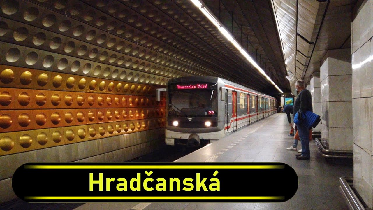 Metro Station Hradčanská - Prague 🇨🇿 - Walkthrough 🚶