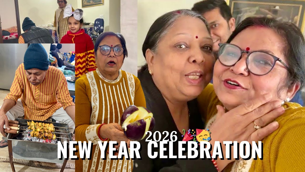 New year Celebration के लिए बेटी आई अपने घर 🙏🏻 Bihari Litti Chokha Tikka Recipe 😜| Retired Couple