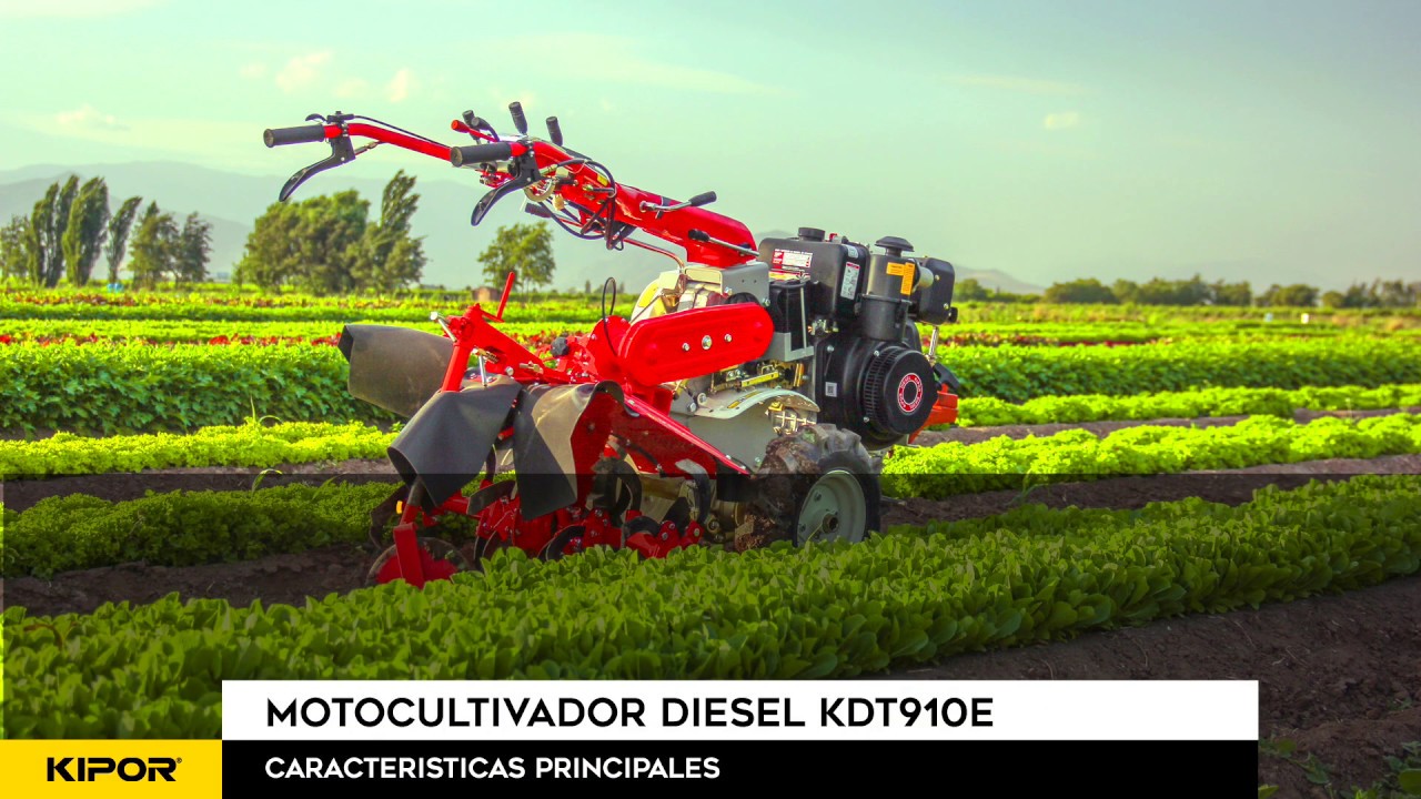Motocultivador Kipor KDT910E:  