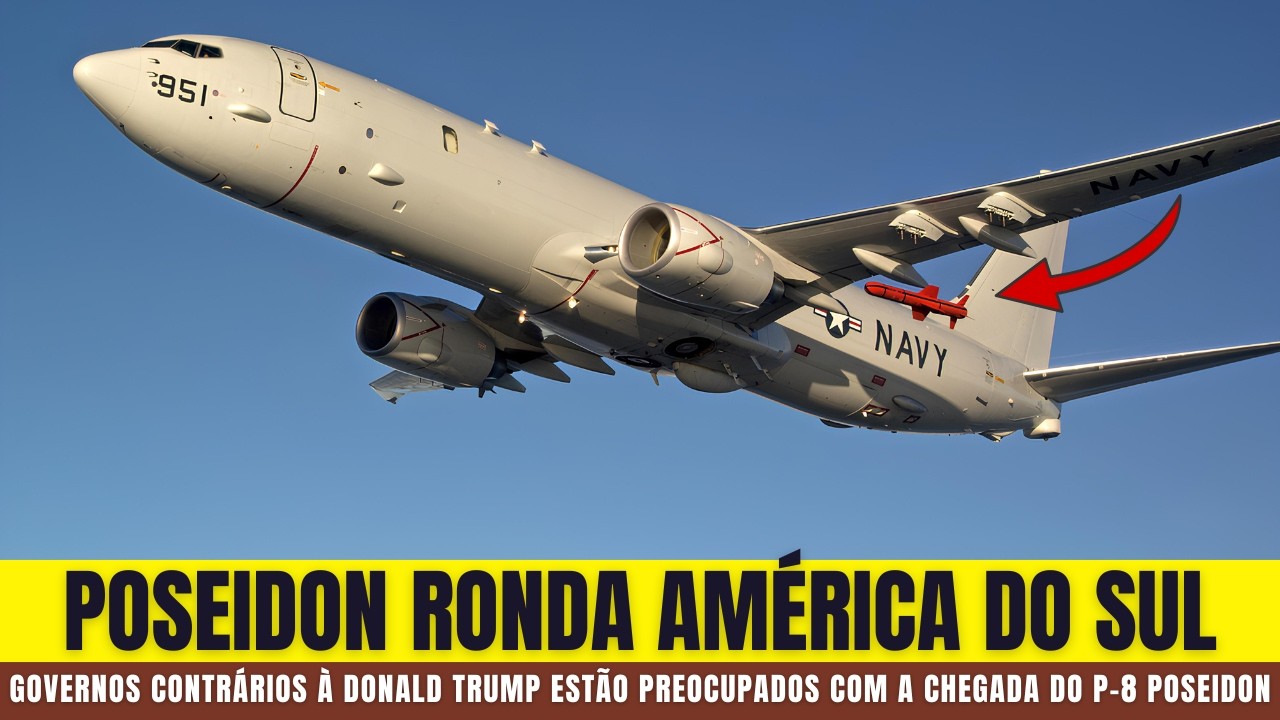 Trump Envia Avião Espião P-8 POSEIDON Para Monitorar a Região