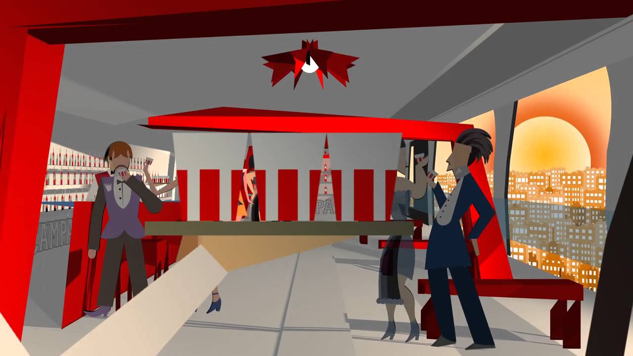 Campari 2014 Art Label, a limited edition inspired by Fortunato Depero