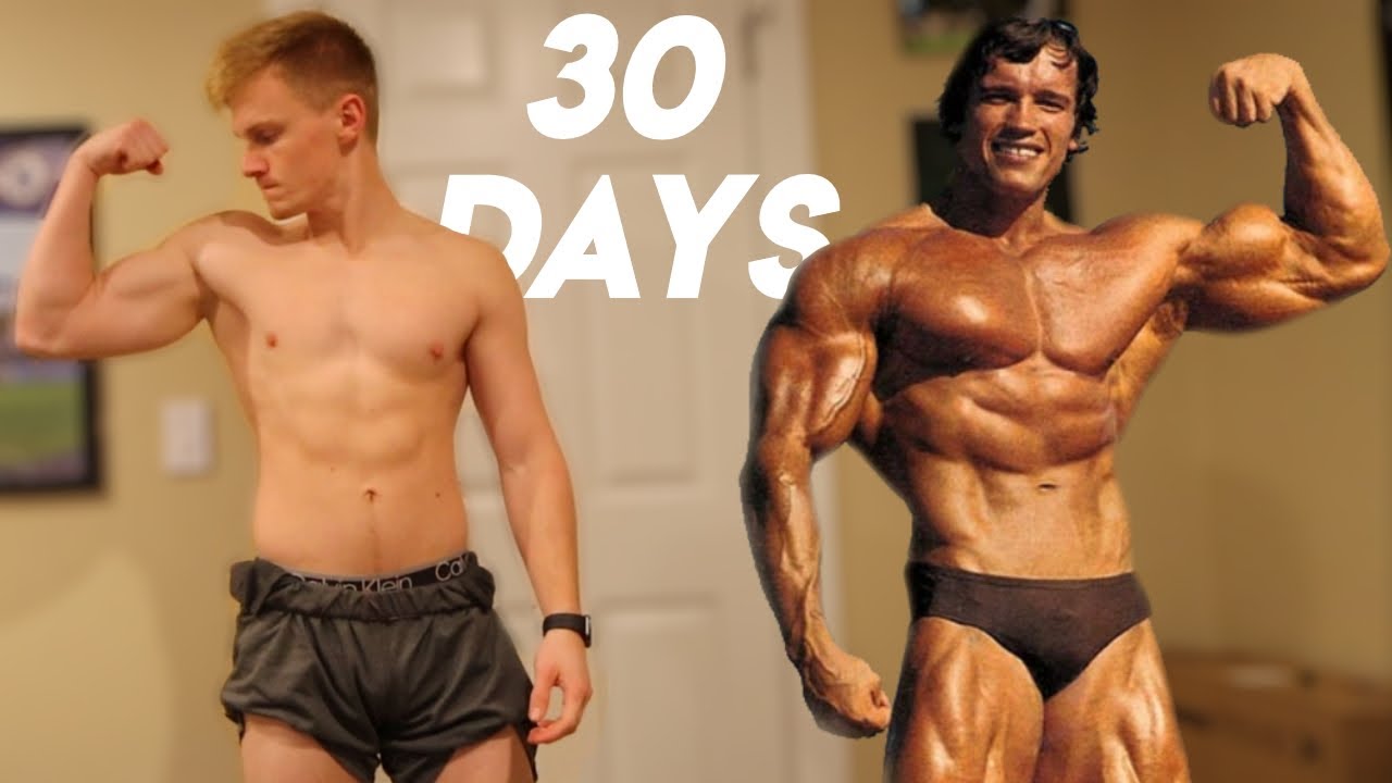 Тренируйтесь как Арнольд Шварценеггер в течение 30 дней