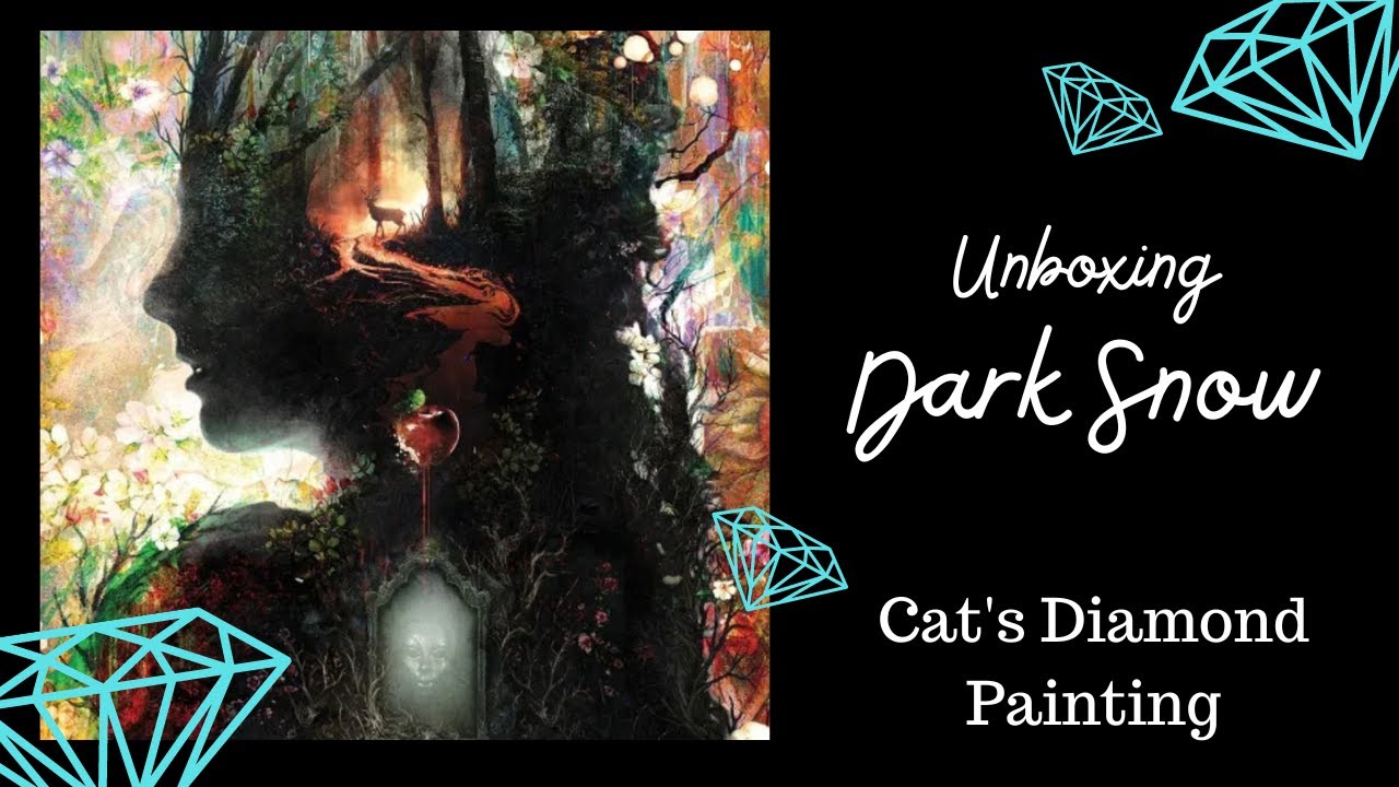 Unboxing Dark Snow | Diamond Painting From Diamond Art Club | Art By Barrett Biggers
