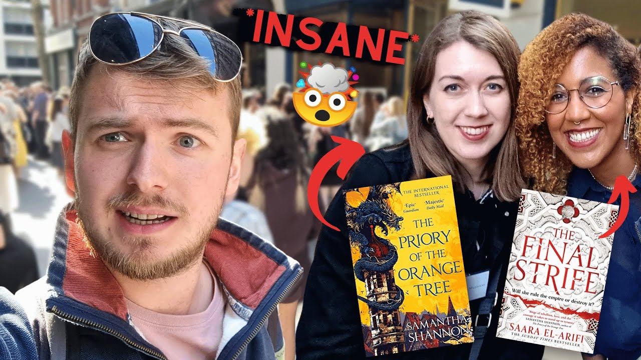 I MET 30+ FANTASY AUTHORS (Samantha Shannon, Sebastian de Castell & more)