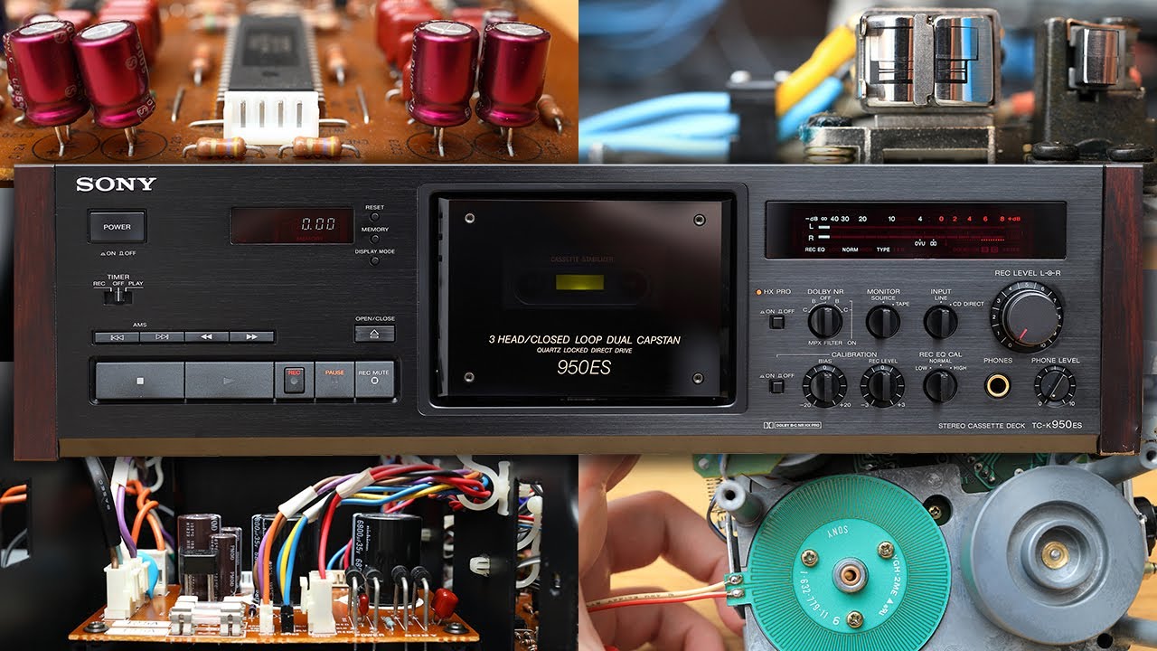 Rebuilding a poorly serviced Sony TC-K950ES
