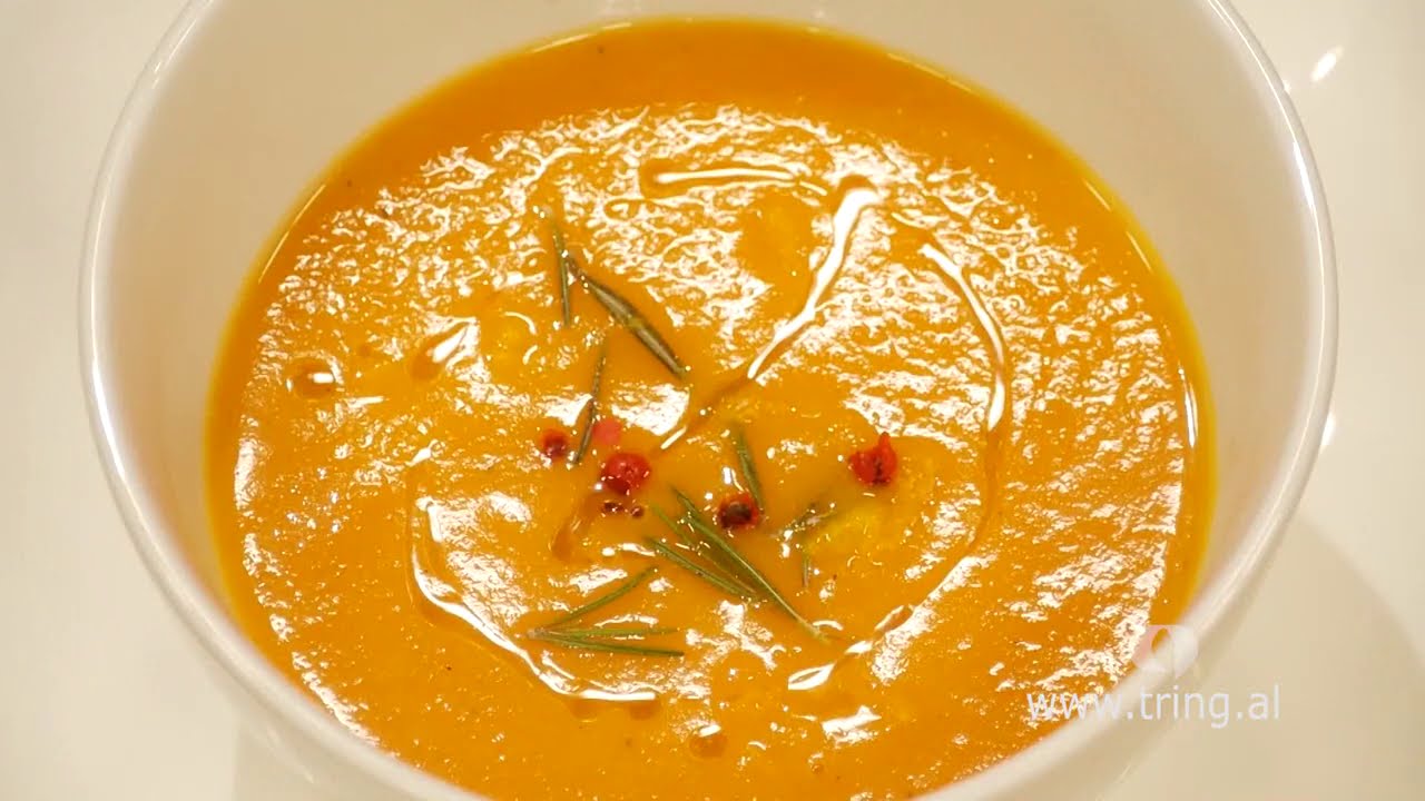 Receta n&euml; 2 minuta - Sup&euml; me karrota dhe portokall