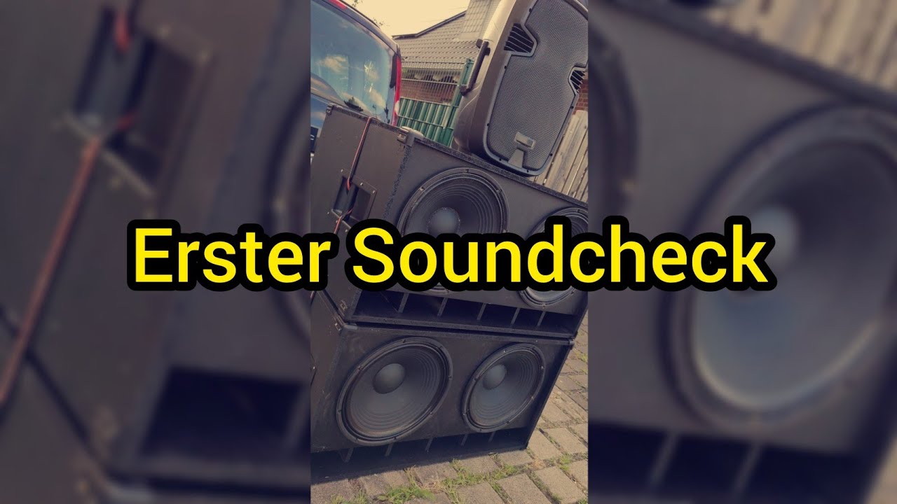 Pa Anlage | JB Sub 215 | Erster Soundcheck
