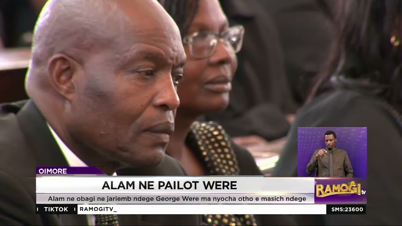 Nyar Pilot George Were: Wuodh ndege ma nyocha wachano dhie gi babawa koro obare
