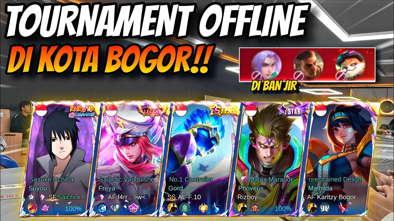 GUA IKUTAN TOURNAMENT OFFLINE LAGI YANG ADA DI KOTA BOGOR! SERU BANGET CUY🔥 - MLBB